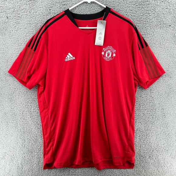 Adidas Manchester United 2021/2022 Training Jersey Men’s Sz 2XL NEW! - Picture 1 of 3